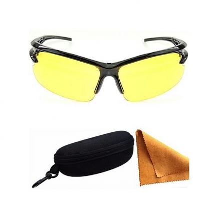 Anti Glare Night Time Driving Glasses, Hd Night Vision Goggles, As Seen On Tv Night Driving Glasses, Night View Vision Glasses, Sunglasses That Can Be Worn At Night; Driver Safety Glasses;Night Glasses Anti-Glare Vision Driver Safety Sunglasses Orange