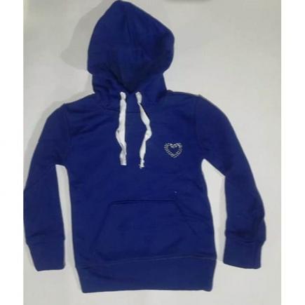 Girls Hooded Sweat Shirt - Royal Blue