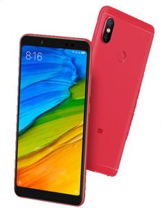 Xiaomi Redmi Note 5 AI Edition Dual SIM - 64GB, 4GB RAM, 4G LTE, Red