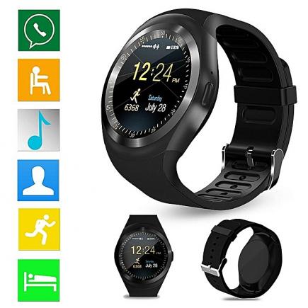 Smart Watch - Y1 - Bluetooth - Sim - Noir