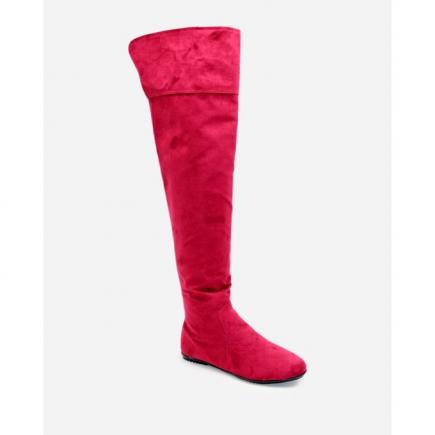 Knee High Boot - Maroon