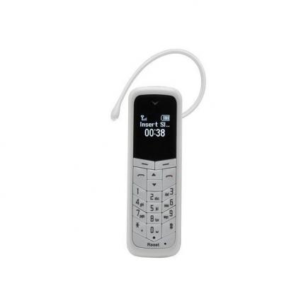 BM50 - 0.66 Mini Mobile Phone And Bluetooth Headset - White