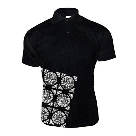 BAL POLO Men Print T-Shirt - Black