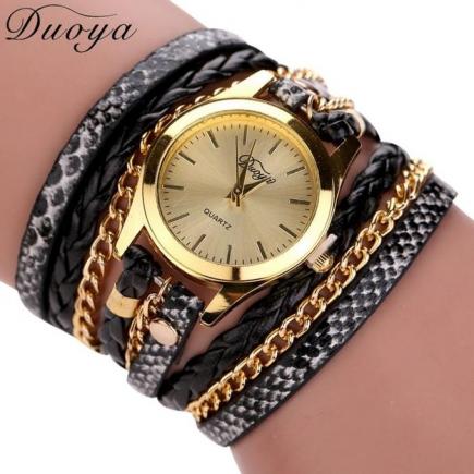 Tectores 2018 Fashion Multifunction Duoya Hot Selling Luxury Fashion Heart Pendant Women Watches BK