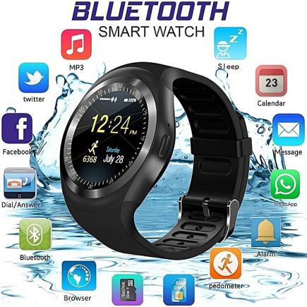 Bluetooth Smart Watch Fitness Intelligente Uhr Tracker Remote Control Waterproof Phone Wristwatch Support SIM TF For Andriod