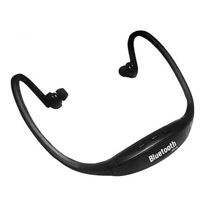 Wireless Bluetooth Music Sports Stereo Headset Headphone For IPhone BK