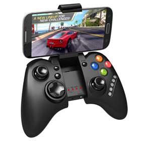 iPega PG-9021 Rechargeable Multimedia Bluetooth Controller with Telescopic Stand for iPhone/Android Smartphone Tablet PC Black