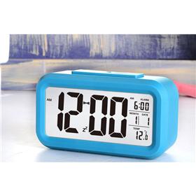 LED Backlight Lazybones Alarm Clock with Photosensitive Sensor