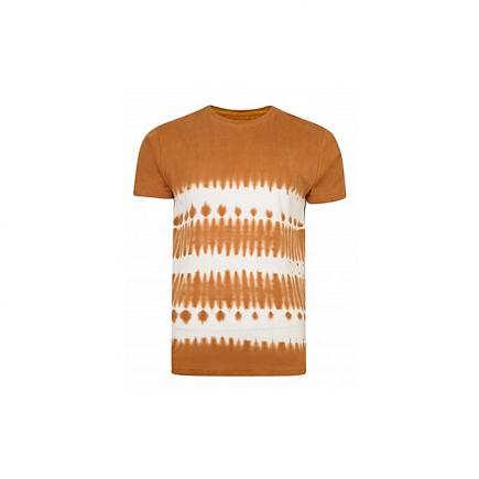 Men's Tie Die T-shirt In  Tobacco - Brown