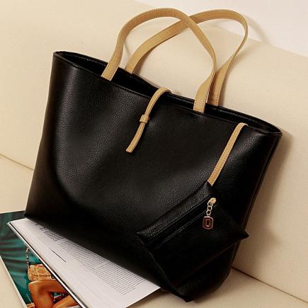 New Portable Fashion Casual Handbag Shoulder PU Handbag