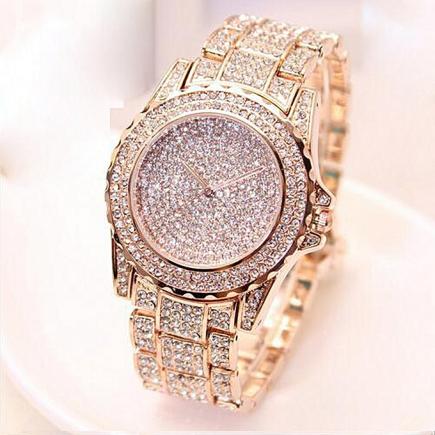 Women Luxury Diamonds Analog Quartz Vogue Watches