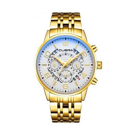 Chronograph Gold Wrist Watch