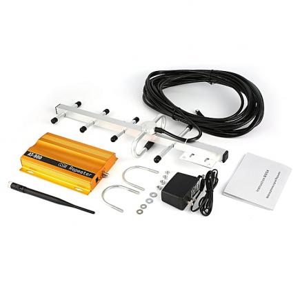 GSM 900MHz Mobile Phone Signal Booster Repeater Amplifier + Yagi Aerial