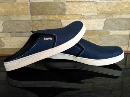 New Promo Sepatu Sneaker comvre denim slop