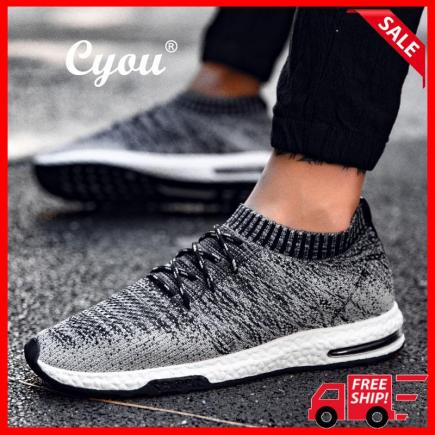 Cyou Pria Sepatu Semprotan Kasual Untuk Mesh Bernapas Olahraga Sepatu Jogging Menjalankan Sepatu Comfort Cahaya Kenyamanan Sepatu Pria Olahraga Sepatu Lari