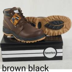 Safety Boot by Sportex from bandung - Brown Black