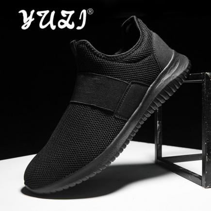 2018 spring and autumn new men's shoes men's soft mesh comfortable design lazy shoes youth casual shoes men's driving shoes