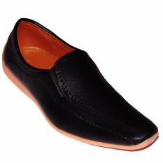 Aldhino Collection Sepatu  Flat untuk Pria - 055 - Hitam