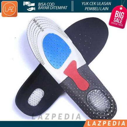 Laz COD - Alas Kaki Sepatu Shock Absorb Gel Orthotic Arch Membuat Kaki Lebih Nyaman Saat Menggunakan Sepatu (Ukuran L) - Lazpedia A426