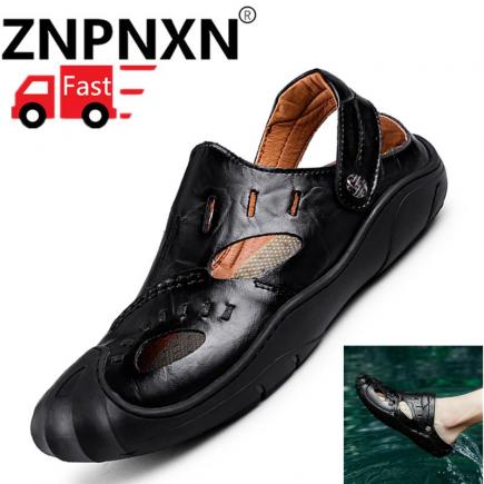 Znpnxn Sepatu Fashion Non-Sandal Tahan Sandal Lembut Bernapas Sepatu Kasual Keren Tahan Air Malas Sepatu Sepatu Dua- cara-Intl