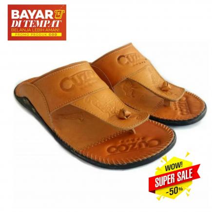 Sandal Pria Kulit Asli Awet Limited Edition - 100% Kulit - HD08