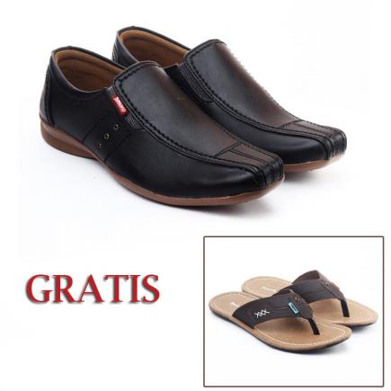 Salvo / fashion pria / sepatu / sepatu pria / sepatu cowo / sepatu cowok / sepatu formal pria / sepatu kerja / sepatu formal pria / sepatu kerja pria /  sepatu kulit / sepatu kulit pria / sepatu formal pria /sepatu pantofel CA78 free Sandal ZR coklat