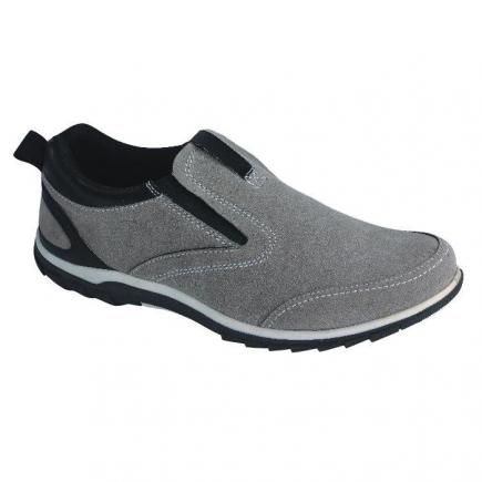 Sepatu Pria Slip on catenzo abu