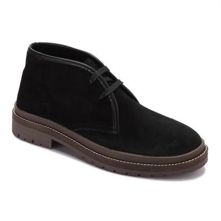 Suede Boot - Black