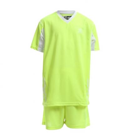 Men Active Set Of Tee & Short - LIme Green