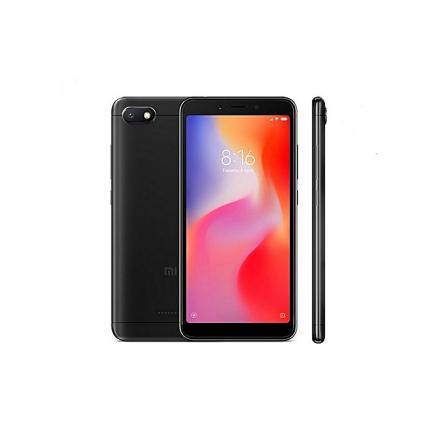 Xiaomi Redmi 6A 5.45 Inch MIUI 9.0 Helio A22 Quad Core (2GB+16GB ROM) Android 8.1, 13MP + 5MP 4G Smartphone - Black FS