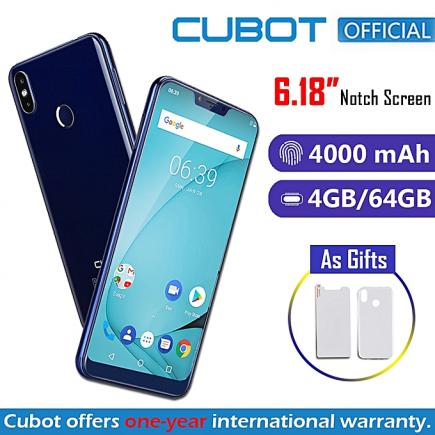 P20 - 6.18" Notch Screen 4GB/64GB 4000mAh 13MP + 20MP Fingerprint 4G Smartphone EU - Blue