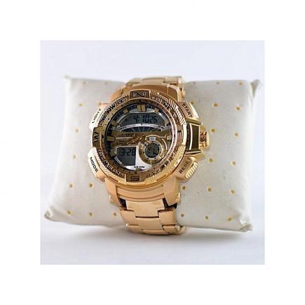 Joefox Gold Digital Waterproof Watch For Men