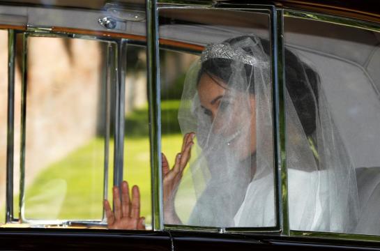 Meghan Markle walks down the aisle in Windsor for wedding to Prince Harry