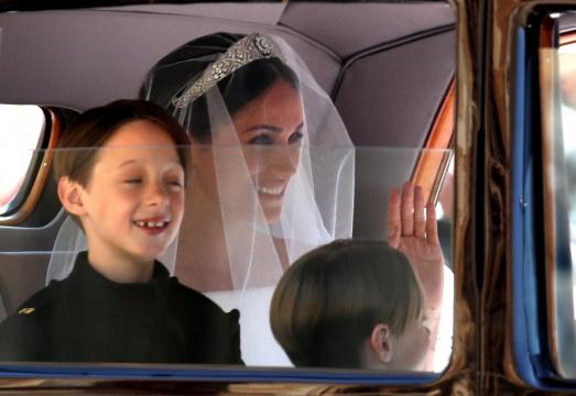 Royalty and celebrities look on as Harry and Meghan marry