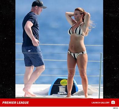 Wayne Rooney & Wife Coleen Hit the Yacht Before Signing MLS Contract