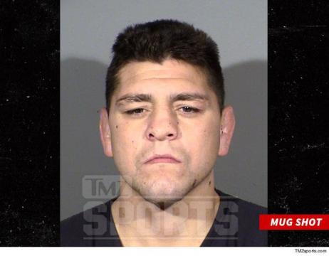 Nick Diaz Mug Shot From Felony Domestic Violence Arrest
