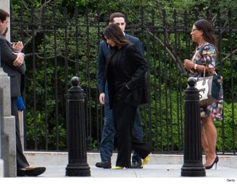 Kim Kardashian West Arrives at White House for Meeting with President Trump