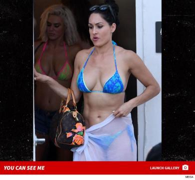 Nikki Bella Crushes 'Total Divas' Shoot In Blue Bikini