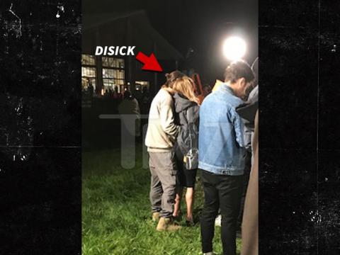 Scott Disick Gets Handsy With Mystery Chick During Kanye Album Release