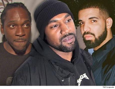 Kanye West Declares Beef Between Pusha T and Drake 'Dead'