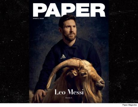 Lionel Messi Poses with Goats While Saying He's Not the G.O.A.T.