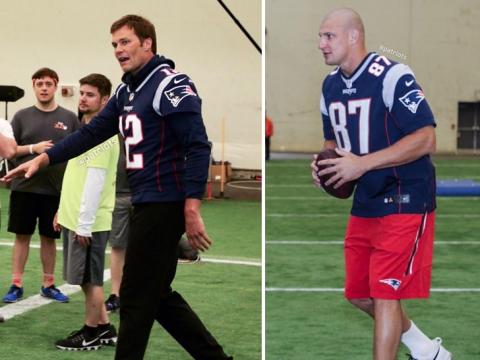 Tom Brady and Rob Gronkowski Return to Patriots, Join 'Fantasy Camp'