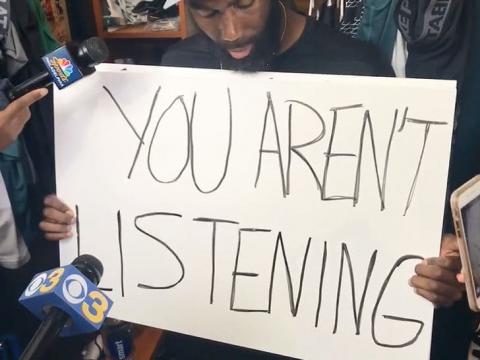Malcolm Jenkins to Donald Trump, 'You Aren't Listening'