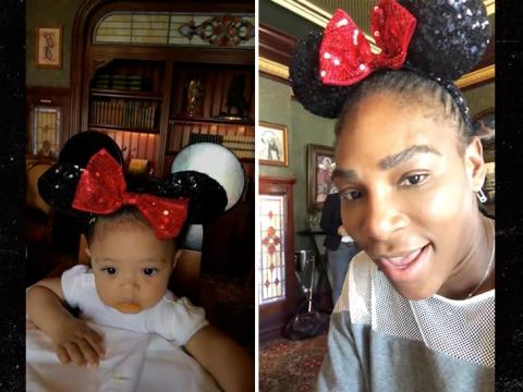 Serena Williams is Not Too Injured for Disneyland!