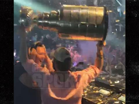 Washington Capitals Rage With Stanley Cup, Tiesto in Vegas Club
