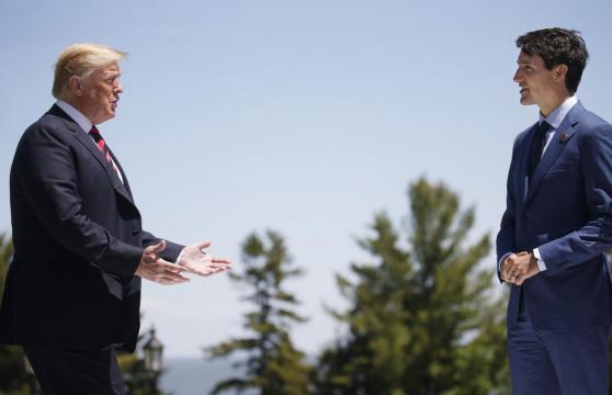 G7 nations struggle to salvage summit as Trump attacks trade