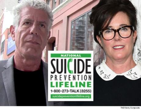 Anthony Bourdain, Kate Spade Suicides Spark Increased Calls to Suicide Prevention Hotline