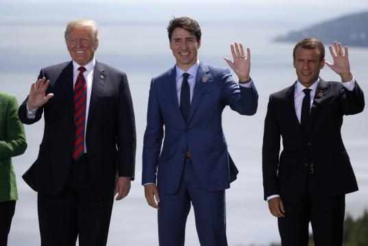 U.S., EU take small step on trade, but no breakthrough at G7 summit