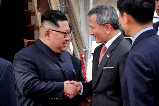 North Korea's Kim lands in Singapore, on cusp of making history