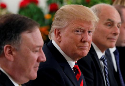 Trump, Pompeo positive ahead of North Korean summit; officials meet to close differences